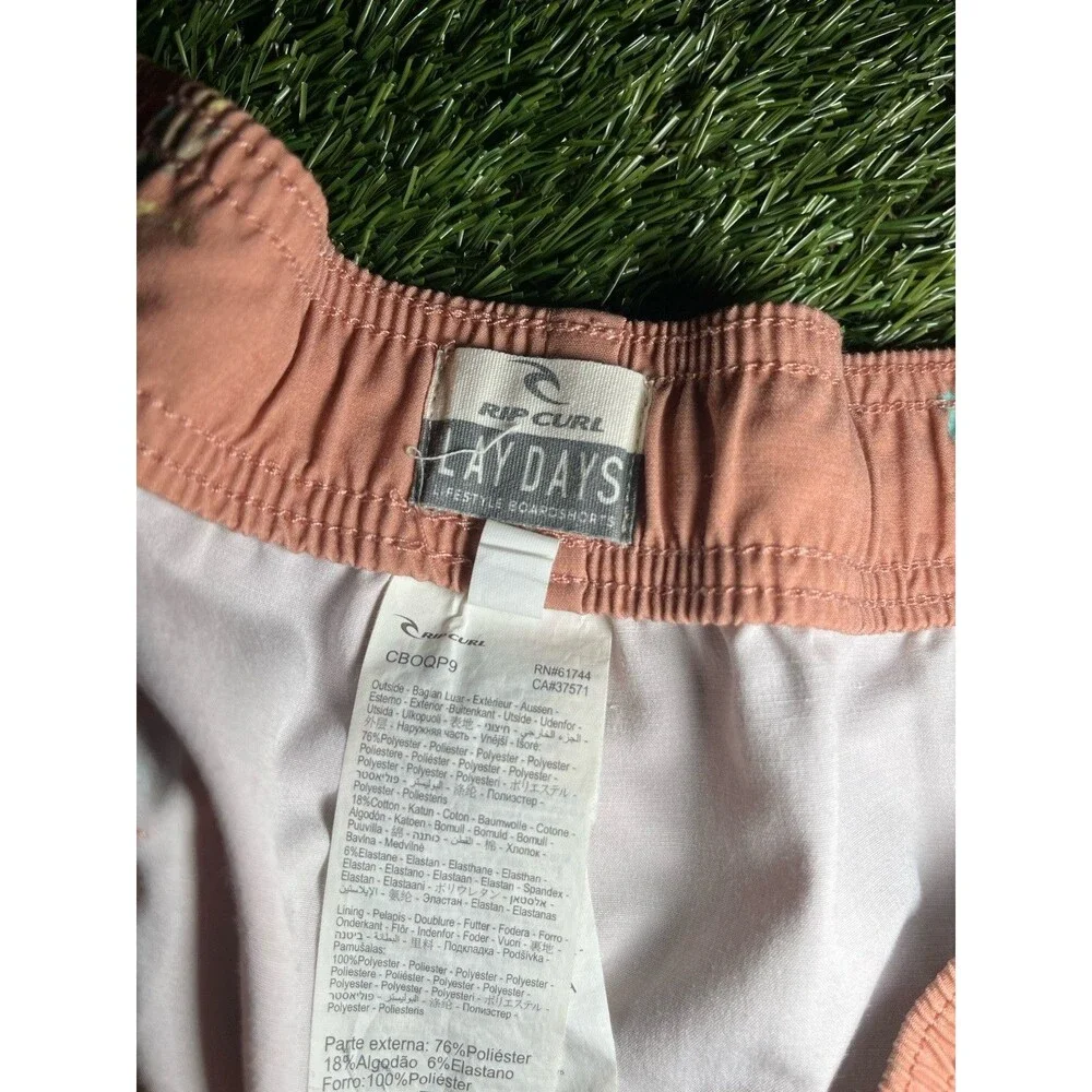 Men’s 2XL Rip Curl Coral Board Shorts W/ Hula Girls